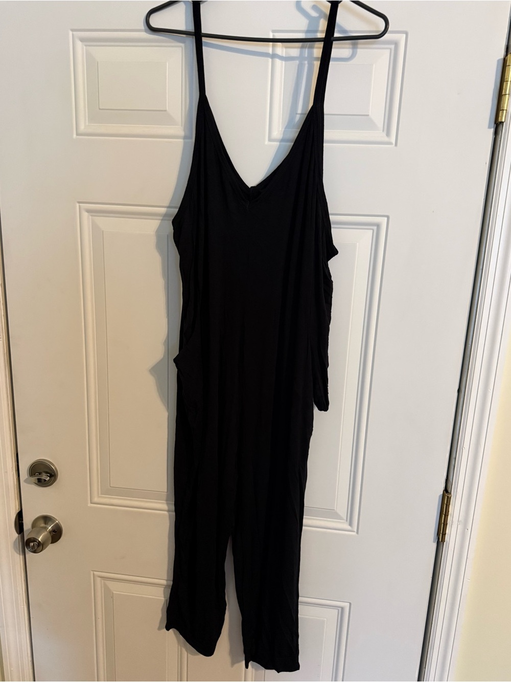 SHEIN Size XL Black Women's Jumpsuit - Sleeveless V-Neck
